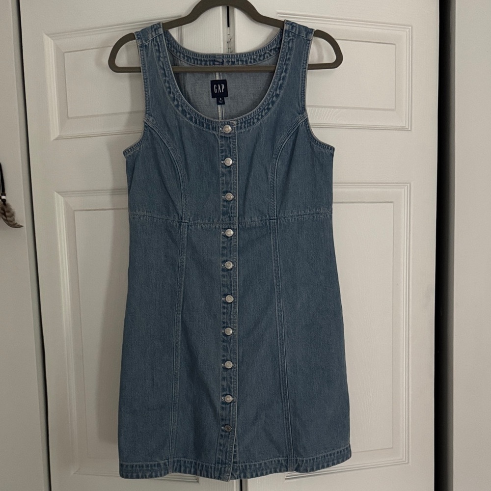 GAP Sleeveless Blue Denim Dress - NWOT